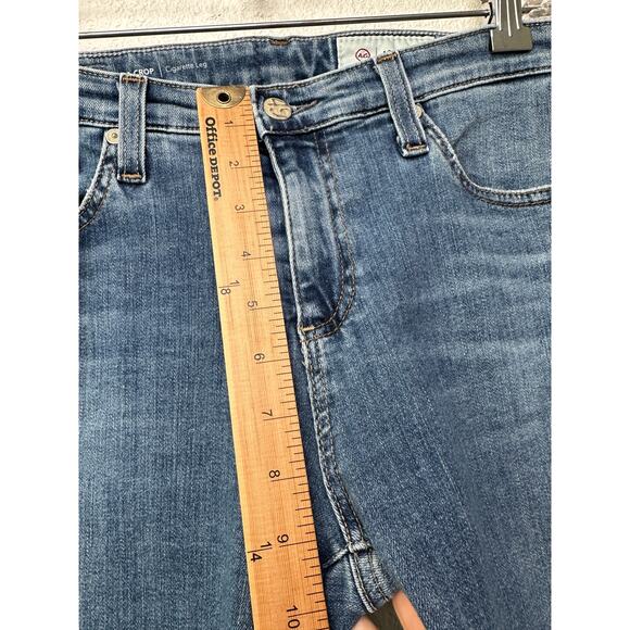 AG Adriano Goldschmied Prima Crop Cigarette Jeans Blue Women US 28 - Picture 13 of 14